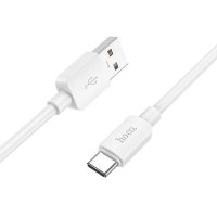 Кабель USB/Type-C 1 м Hoco X96 Hyper 27 Вт 3 A білий