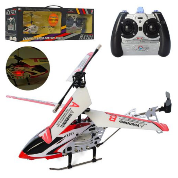 Вертолет HX701T р/у, аккум, 21см new