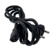 Кабель живлення 3 pin силовий 1.5 м WIRE-005 чорний Кабель живлення 3 pin силовий 1.5 м WIRE-005 чорний