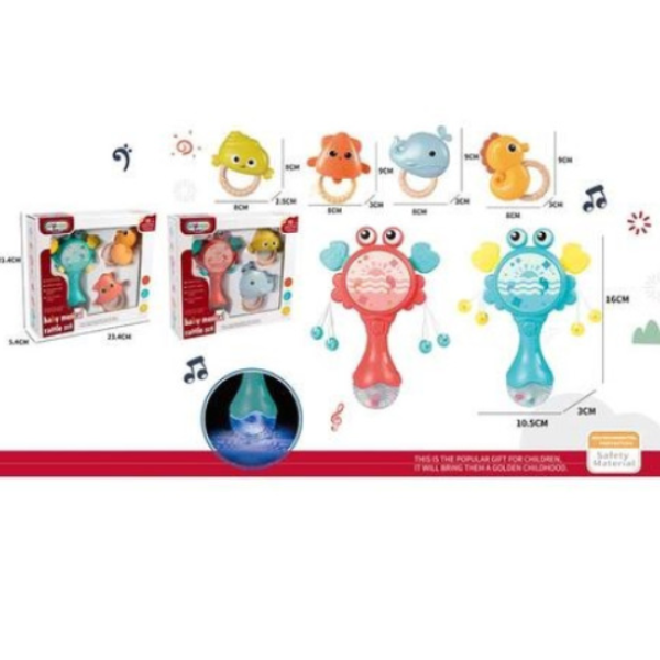 Брязкальце 668-215 набір батар.муз.світ.з прорізувачем new