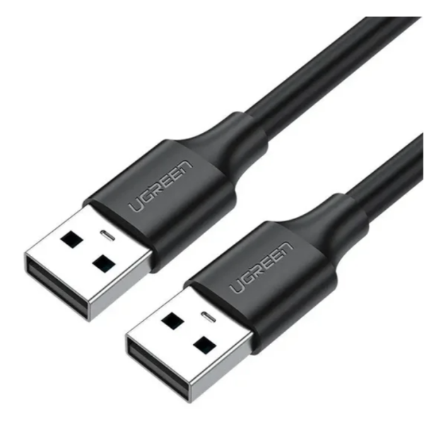 Кабель мережевий USB/USB 1 м UGREEN US102 чорний