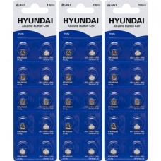 Батарейка HYUNDAI AG1 Blister 10 "таблетка" 7008001 new
