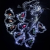Світлодіодна гірлянда-завіса прозорий дріт Фігурки в ялинці 10 LED Magic Lights 3 х 0.6 м білий