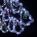 Світлодіодна гірлянда-завіса прозорий дріт Фігурки в ялинці 10 LED Magic Lights 3 х 0.6 м білий