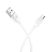 Кабель USB/micro-USB 1 м BOROFONE BX19 2.4 A білий