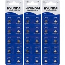 Батарейка HYUNDAI AG1 Blister 10 "таблетка" 7008001 new