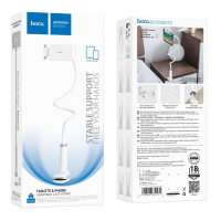 Тримач для телефона HOCO HD10 Bamboo lazy stand White new