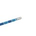 Олівець простий Optima 15542 HB графітний з гумкою блакитний
