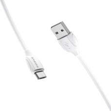 Кабель USB/micro-USB 1 м BOROFONE BX19 2.4 A білий