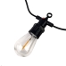 Світлодіодна гірлянда белт-лайт вулична чорний дріт 10 LED Magic Lights лампа з мерехтінням 5 м теплий білий