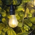 Світлодіодна гірлянда белт-лайт вулична чорний дріт 10 LED Magic Lights лампа з мерехтінням 5 м теплий білий