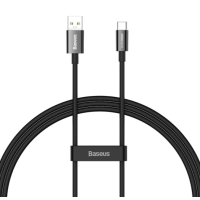 Кабель USB/Type-C 1 м Baseus Superior 65 Вт чорний