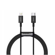 Кабель Type-C/Apple Lightning 2 м Baseus Superior 20 Вт чорний