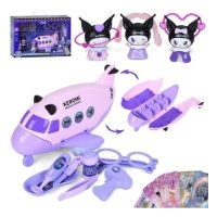 Ігровий набір 3в1 Keromi Літак 2025-02 з аксесуарами