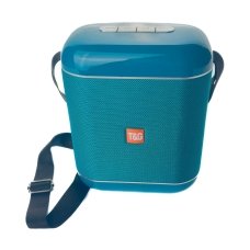 Колонка портативна з мікрофоном T&G TG523 Bluetooth бірюзовий