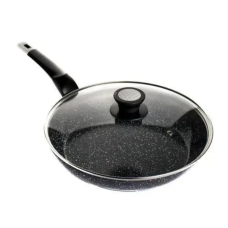 Сковорідка гранітне покриття Unique UN-5143 з кришкою діаметр 20 см