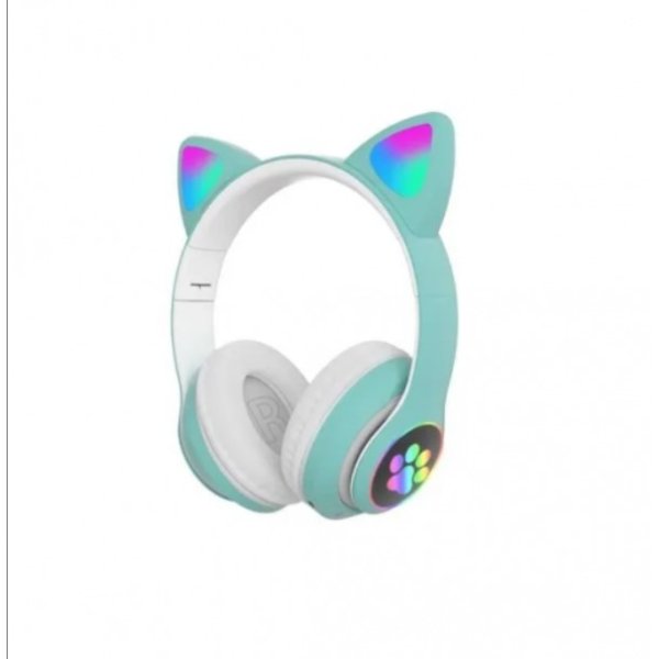 / Навушники CAT з котячими вушками STN-28 Bluetooth сині new