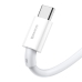 Кабель USB/Type-C 1 м Baseus Superior 66 Вт білий Кабель USB/Type-C 1 м Baseus Superior 66 Вт білий