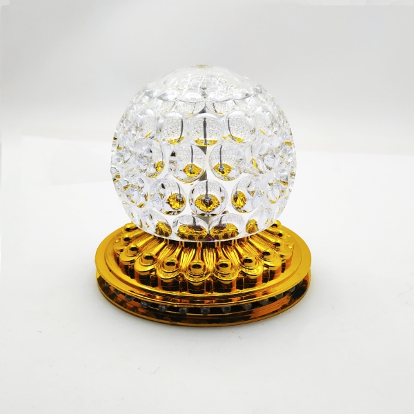 / Диско лампа Euro Led золотиста