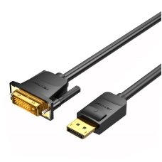 Кабель Vention DP to DVI Cable 2M Black (HAFBH) new