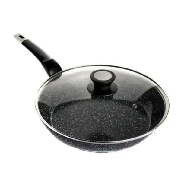 Сковорідка гранітне покриття Unique UN-5143 з кришкою діаметр 20 см