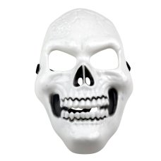Маска святкова Череп MA24-494 пластик 27 х 17 см білий