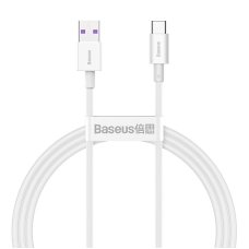 Кабель USB/Type-C 1 м Baseus Superior 66 Вт білий