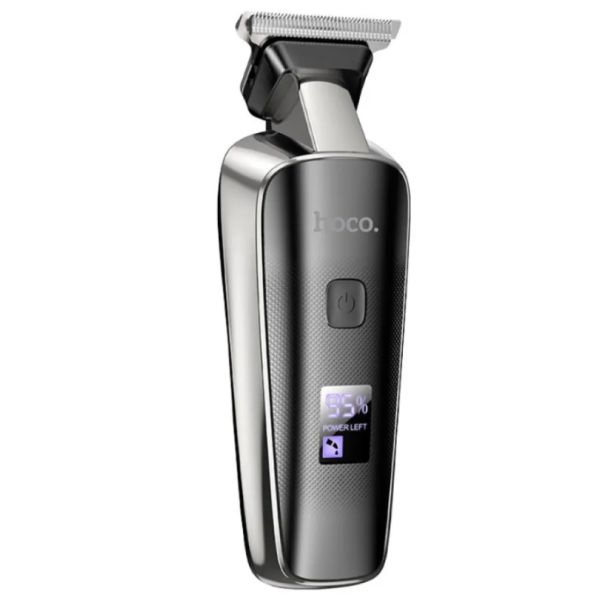 Бездротова машинка для стрижки волосся HOCO HP23 USB з дисплеєм 3 насадки чорний