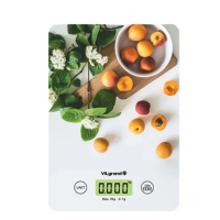 Ваги кухонні електронні до 5 кг Vilgrand VKS-527 точність 1 г білий