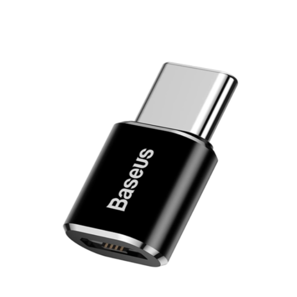 / Адаптер Baseus Micro Female To Type-C Male Adapter Converter Black new