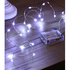 / Світлодіодна гірлянда-нитка прозорий дріт 100 LED Magic Lights 10 м білий