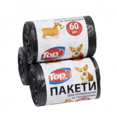Пакети Top Pack для прибирання за собаками 60шт new