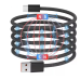 Кабель USB/Type-C 1 м NN SN1 Magnetic 100 Вт чорний