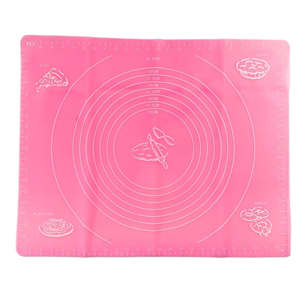 Килимок кондитерський Empire EM-9899 Моно силікон 49 х 40 см рожевий