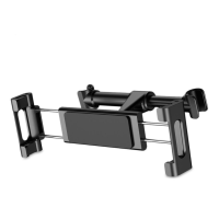 Тримач для гаджетів на підголовник Baseus Back Seat Car Mount пластик чорний