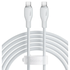Кабель Type-C/Type-C 2 м Baseus Pudding 100 Вт білий