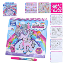 Набір для дитячої творчості Розмальовка Sketchbook Unicorn B230722 різнобарвний