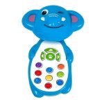 Інтерактивна іграшка телефон Metr+ M5773 Слон зі звуковими ефектами 13 см блакитний