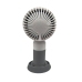 Вентилятор портативний Mini-Fan YM88154 діаметр 8.5 з підставкою білий з сірим