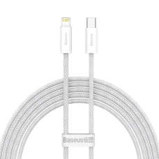 Кабель Type-C/Apple Lightning 1 м Baseus Dynamic 20 Вт білий