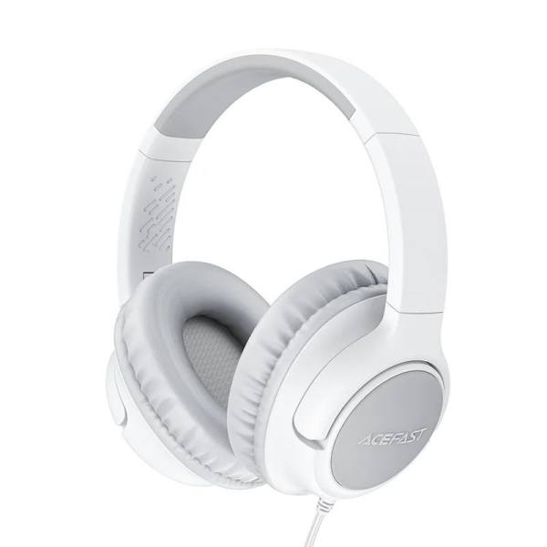 Навушники дротові ACEFAST H18 wired headset for kids Grey White new