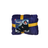Плед-толстовка з капюшоном Huggle Hoodie-1 (синій) new