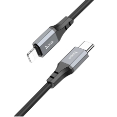 Кабель Hoco X86 iP Spear PD silicone charging data cable Black new