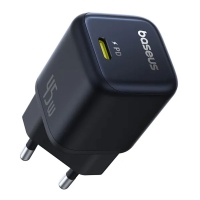 Мережевий зарядний пристрій Baseus PicoGo GaN Fast Charger 1C 45W EU Cosmic Black new