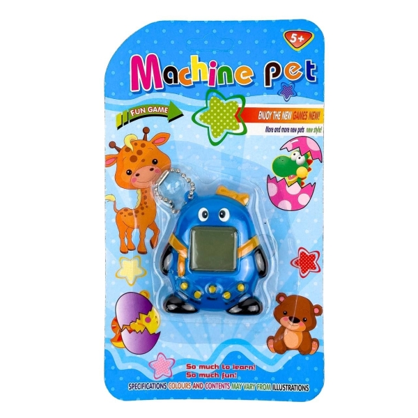 Інтерактивна іграшка Тамагочі 168-144 зі звуковими ефектами 5.5 см синій