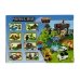 Конструктор Minecraft 2501 My World Panda Building 46-59 деталей мікс
