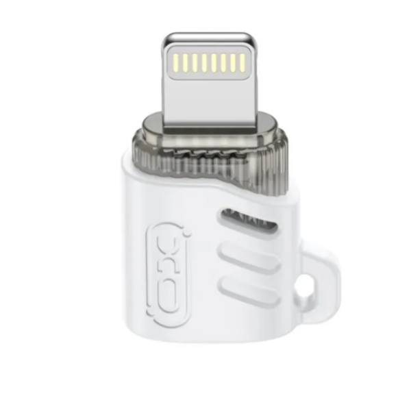 Перехідник Apple Lightning M/USB Type-C F XO NB256E білий