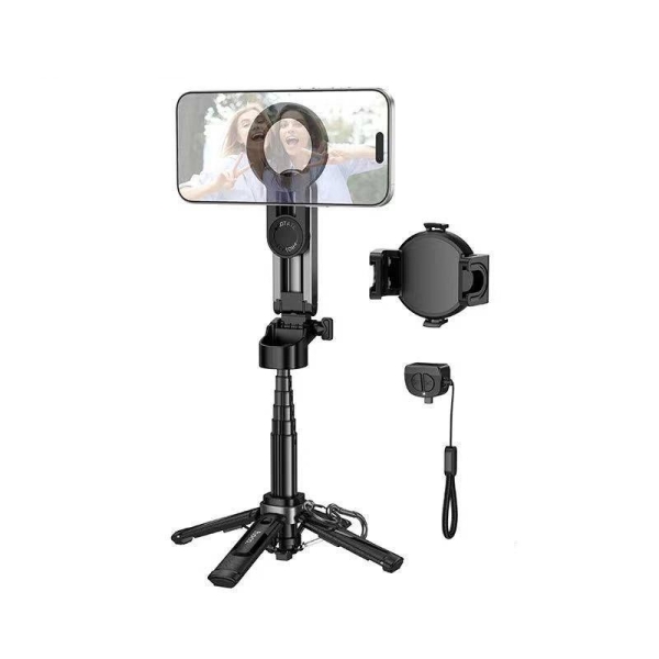 Селфі-трипод HOCO K27 Pro Magic mini live broadcast stand(pull clip+magnetic focusing version) (48cm