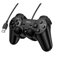 Дротовий ігровий контролер HOCO GA3 Fastlink black new