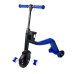 Самокат-велобіг дитячий 3в1 Scooter з педалями синій